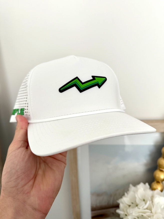 NFLSE Curved 5-Panel Rope Hat (White)