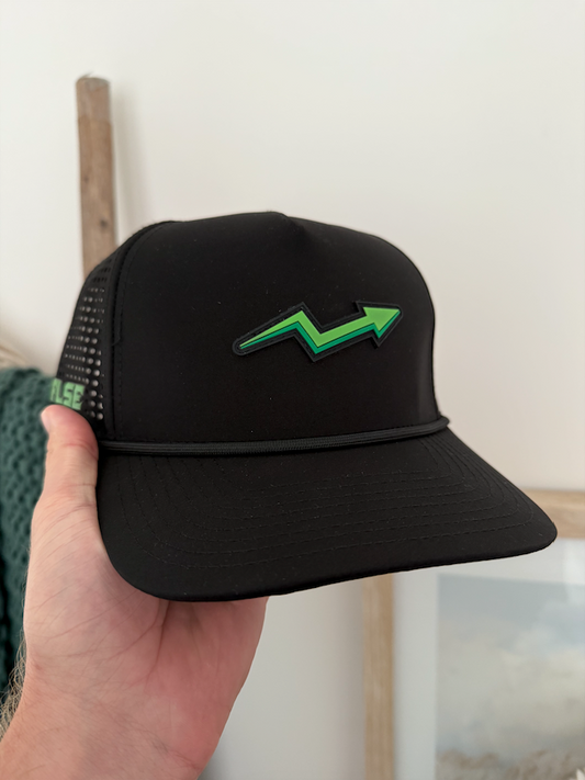 NFLSE Curved 5-Panel Rope Hat (Black)