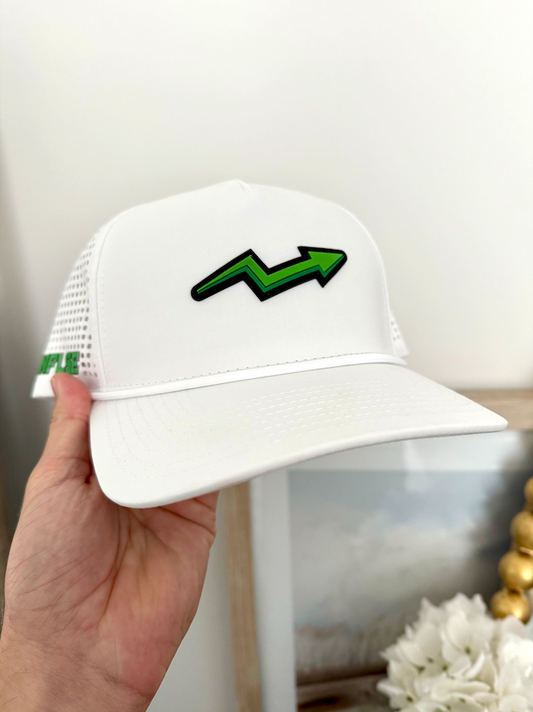 NFLSE Curved 5-Panel Rope Hat (White)
